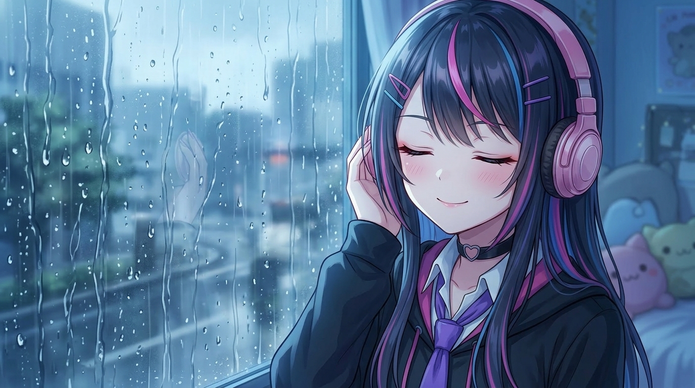 雨音を聞くジヴィカ